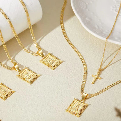 Collier Initial Croisée | Or