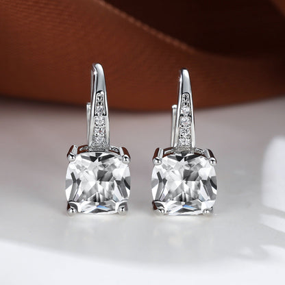 Boucles d'oreilles créoles en pierre mystique | Or