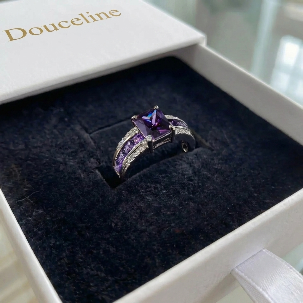 Bague Kassira Lilacmont Or Blanc - Douceline